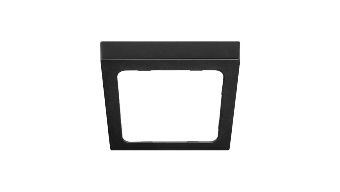 Panel LED natynkowy kwadrat Bingo 12W 4000K czarny