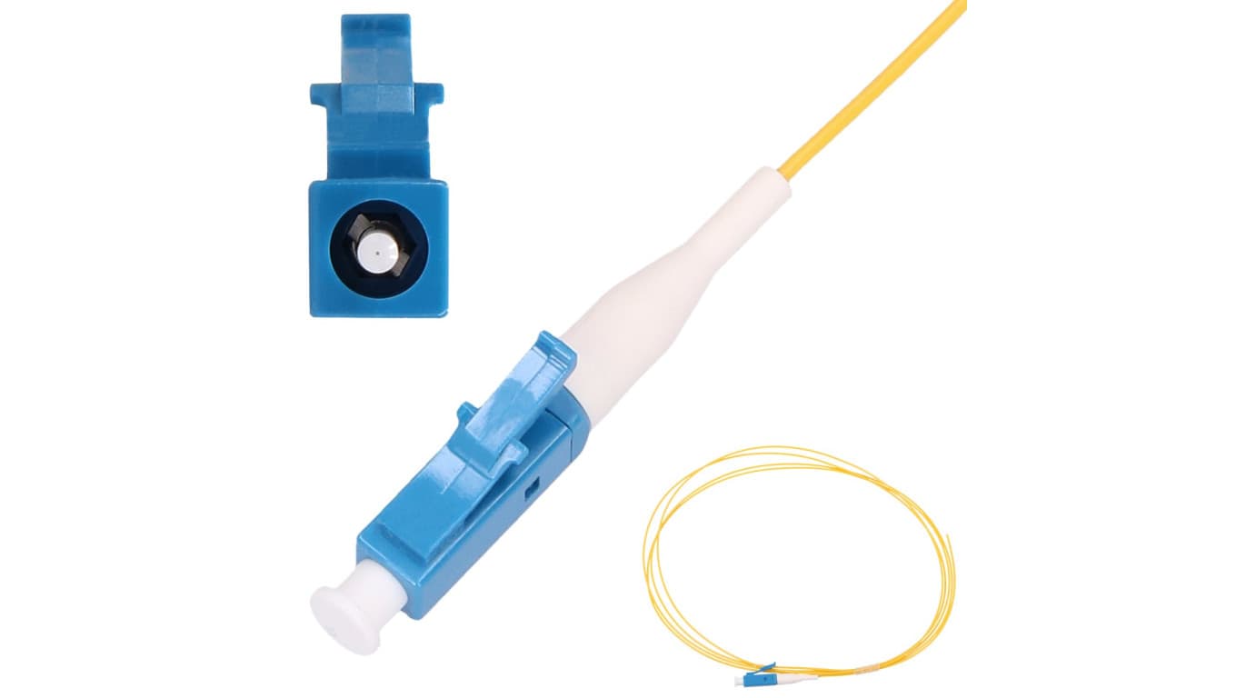 Pigtail PVC, Jednomodowy, 900um G.657A 2m Extralink LC/UPC