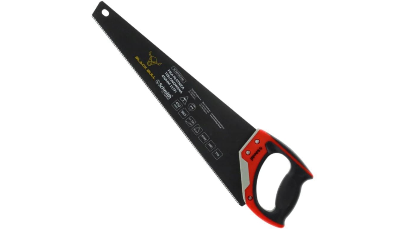 Piła ręczna płatnica piłka do drewna 450mm 11TPI teflonowa powłoka Schmith