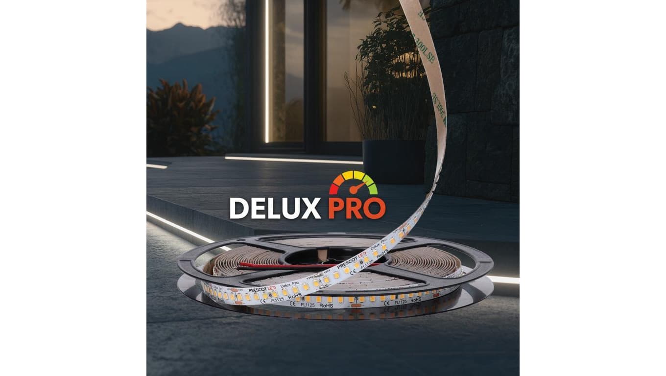 Polska taśma LED Delux Pro 24V 180LED Biała neutralna 4000K 2000lm/m SMD2835 Rolka 10m 7 lat gwarancji