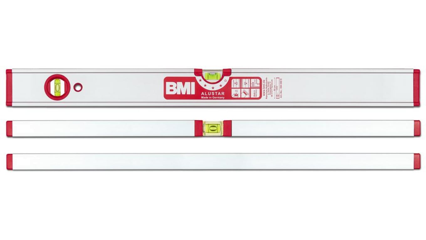 Poziomica aluminiowa profesjonalna wzmocniona BMI ALUSTAR NEW 200 cm