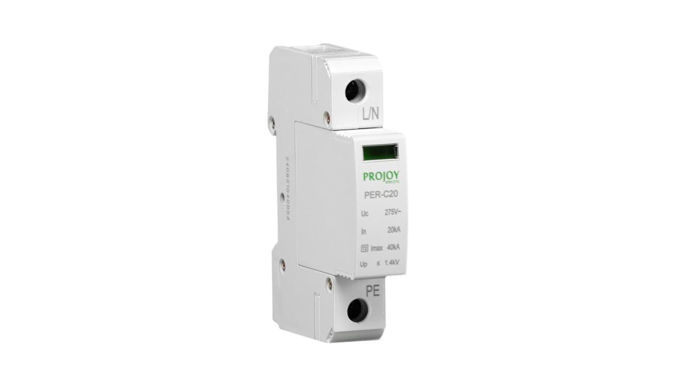 Projoy ogranicznik przep AC PER-C20 275V T2,1P
