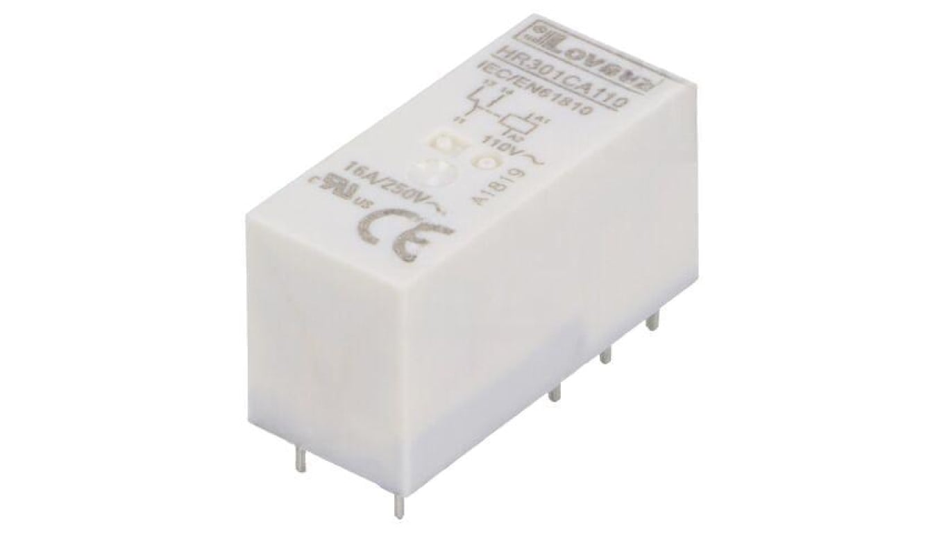 Przekaźnik elektromagnetyczny, SPDT, Cewka: 110VAC, 16A, HR30 HR301CA110