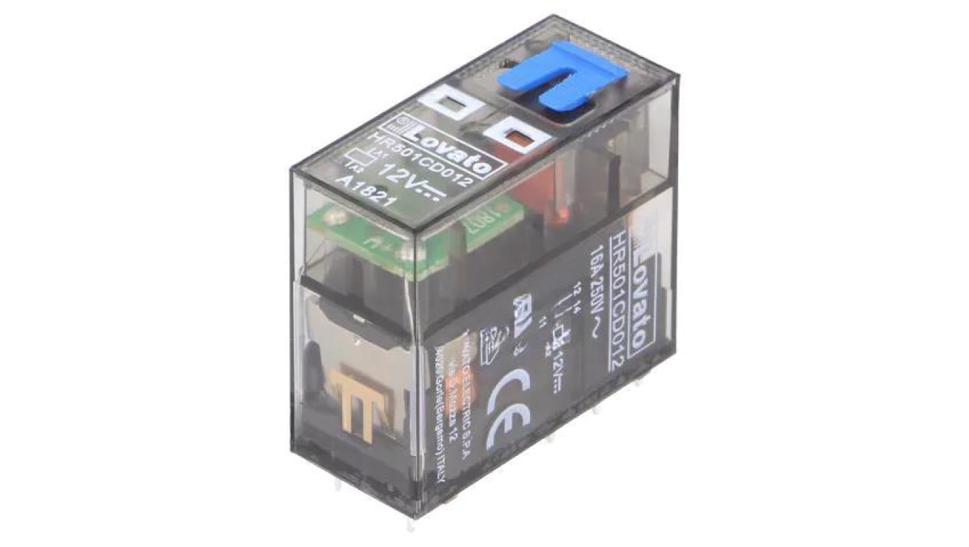 Przekaźnik elektromagnetyczny, SPDT, Cewka: 12VDC, 16A, HR50 HR501CD012