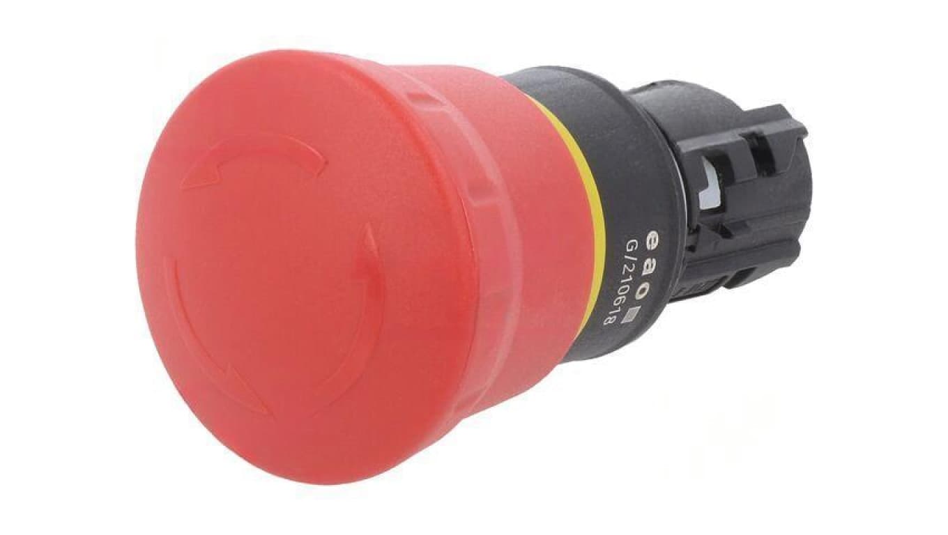 Przełącznik bezpieczeństwa 22mm Poz.stab 2 czerwony 45 Poz 2 45-2C36.1920.000