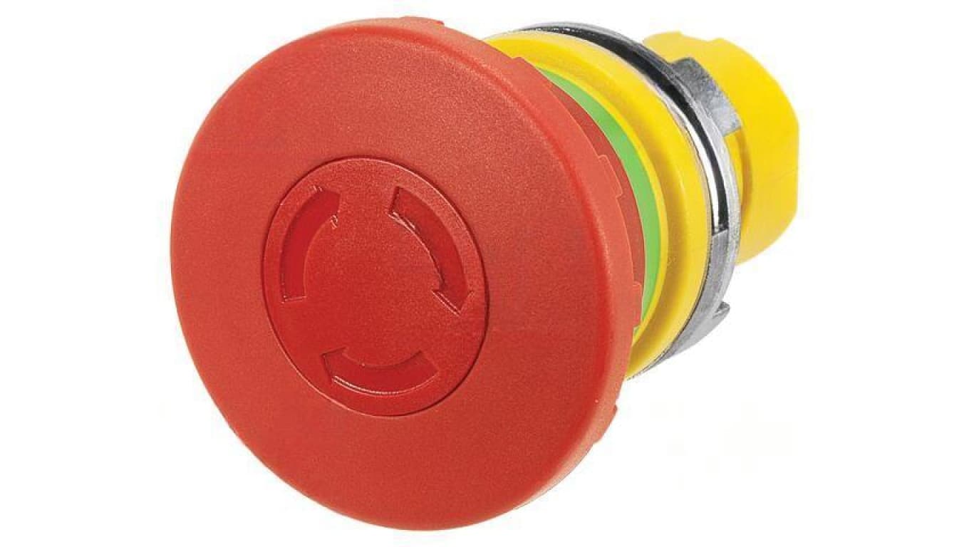 Przełącznik bezpieczeństwa 22mm Poz.stab 2 czerwony brak 46-2C36.1920.000