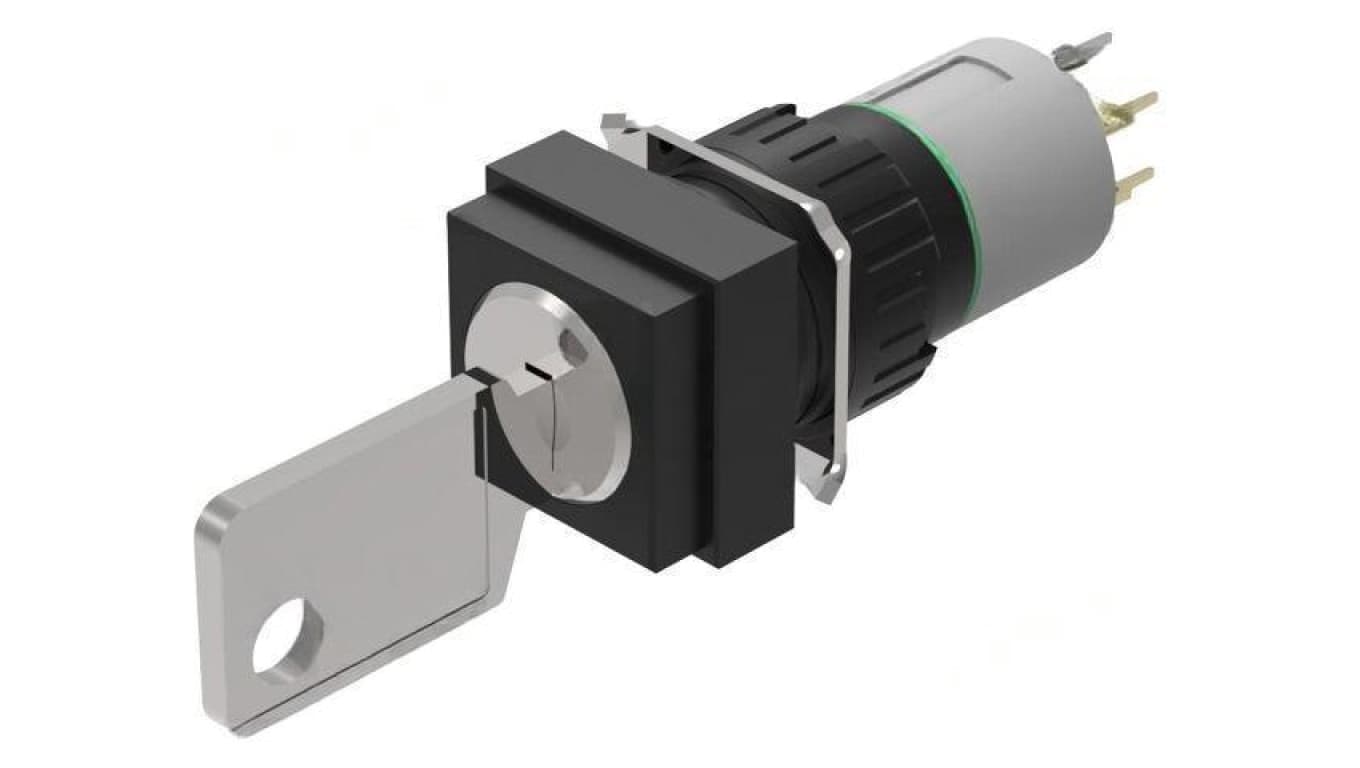 Przełącznik obrotowy z kluczem 16mm Poz.stab 2 NO x2 51 51-444.036D