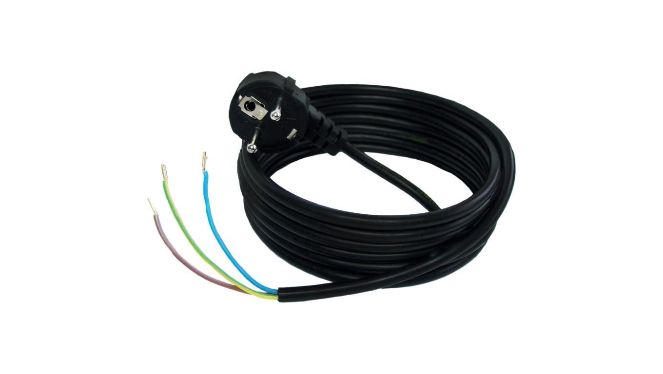 Przewód Przyłączeniowy 1,5m OMY 3x1,0 mm z Wtyczką TYP E LUMILED
