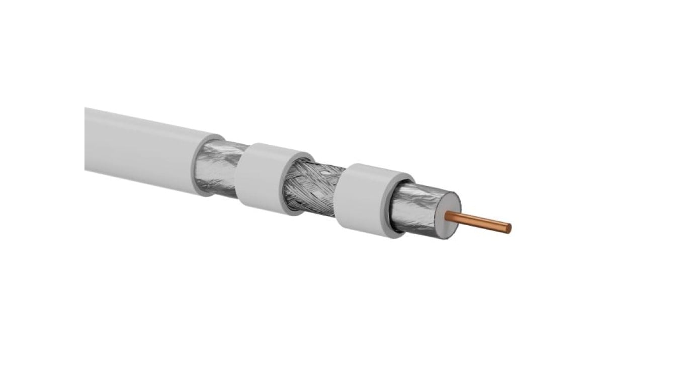 Przewód koncentryczny trishield RG6 75 Om, 1.13/4.55/7.20 LSOH B2ca ALANTEC /500m/