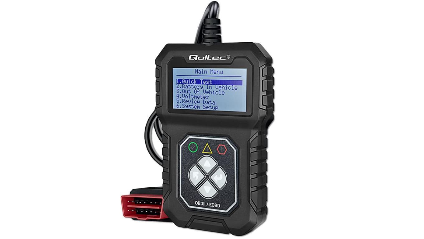 Qoltec Cyfrowy Tester diagnostyczny Interfejs ProLine OBDII EOBD Polskie MENU 8V–25V Dual system