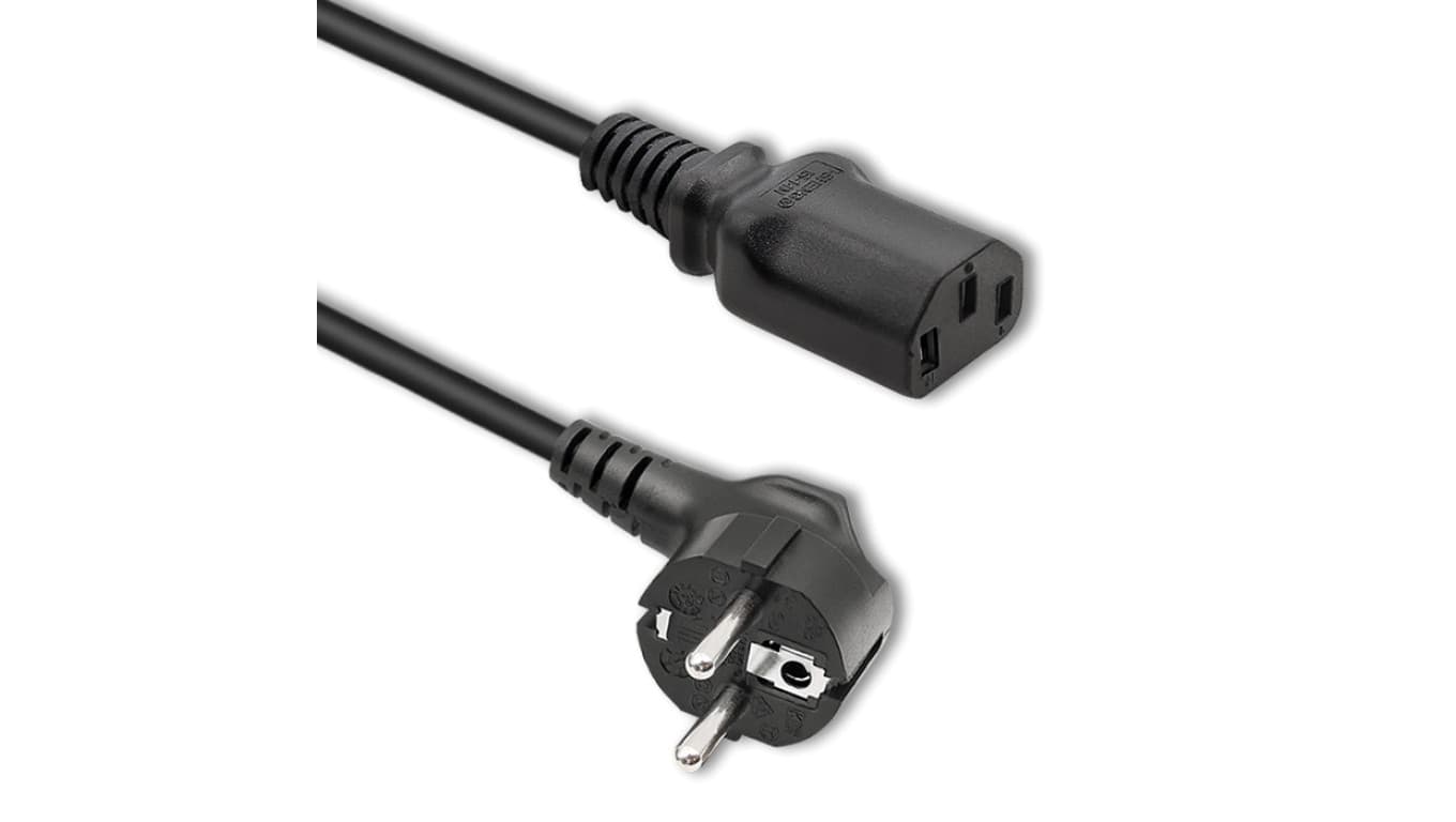 Qoltec Kabel zasilający IEC C13/SCHUKO 3x0.75mm² 1.5m