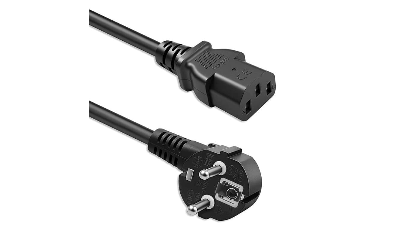Qoltec Kabel zasilający SCHUKO IEC C13 CEE 7/7 3x0.5mm² Czysta miedź Cu 1.8m