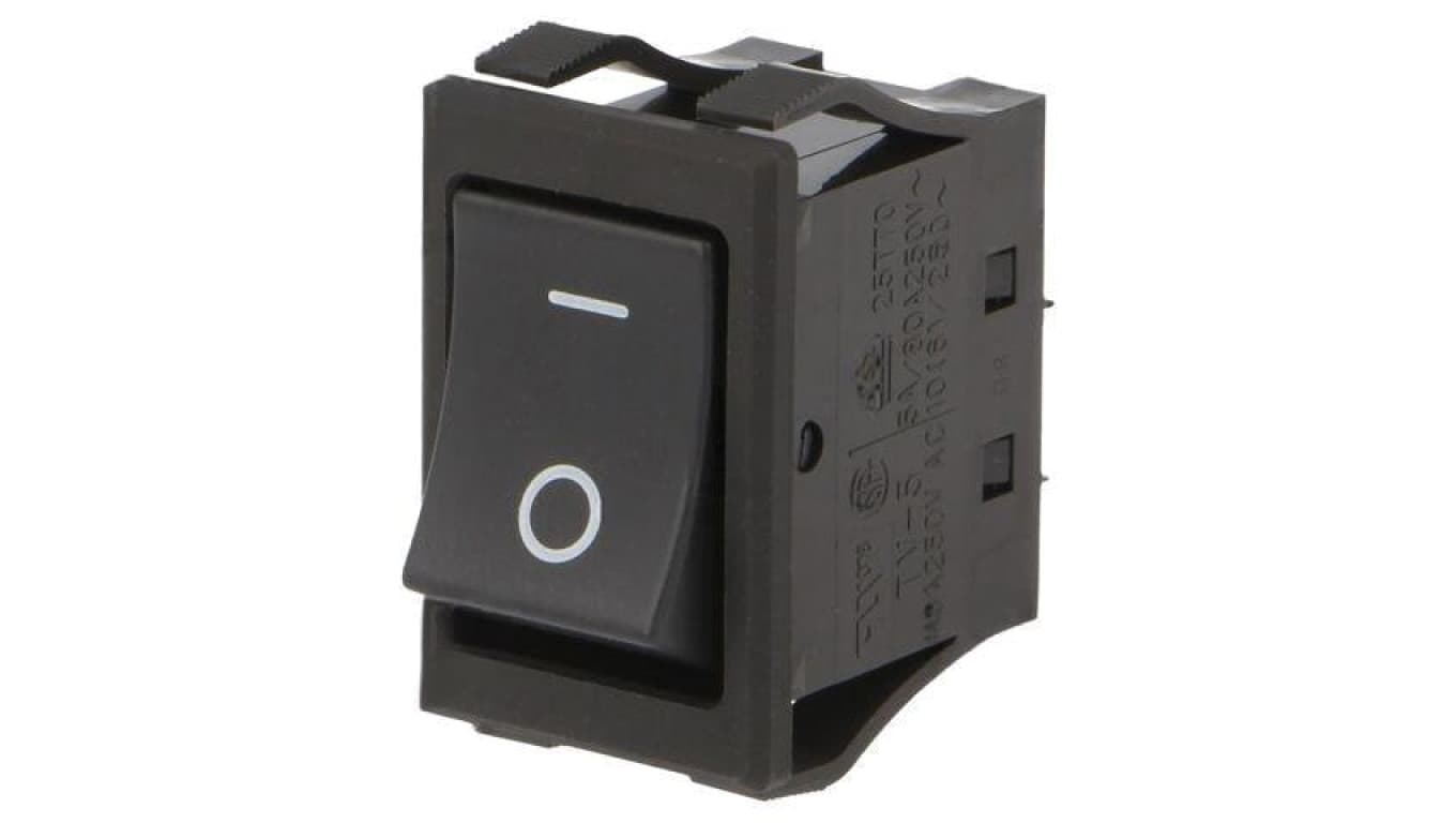 ROCKER DPST-NO + DPST-NC Ilość Pozycji: 2 OFF-ON 10A/250VAC 10A/30VDC JWM21RA1A
