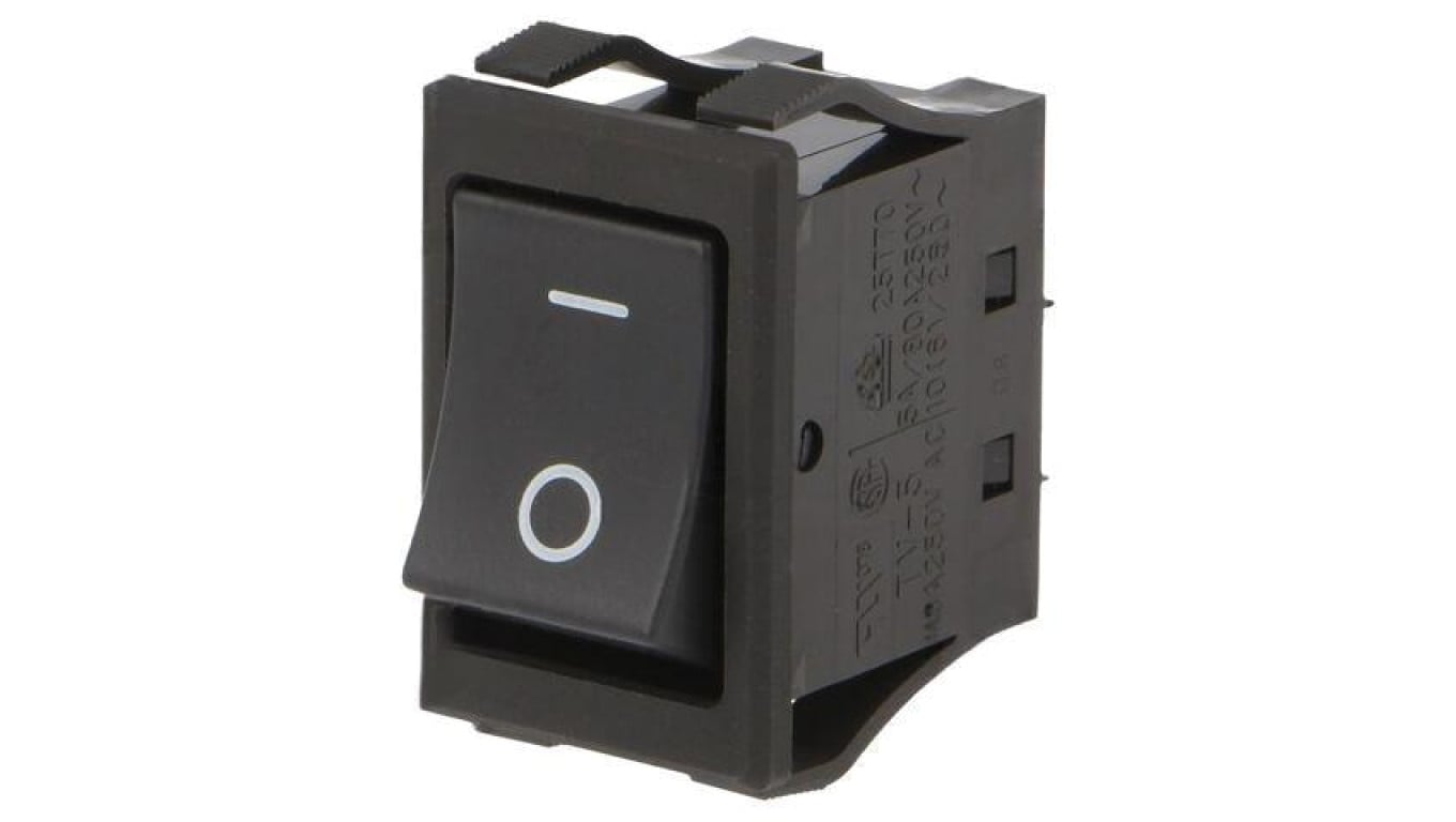 ROCKER DPST-NO + DPST-NC Ilość Pozycji: 2 OFF-ON 10A/250VAC 10A/30VDC JWM21RA1A