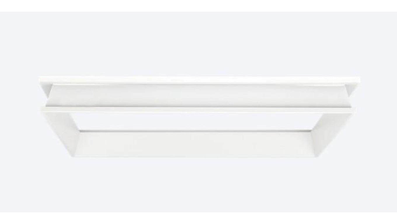 Ramka podtynkowa wpustowa wpuszczana SKYFRAME do paneli 60x60 H70mm biała