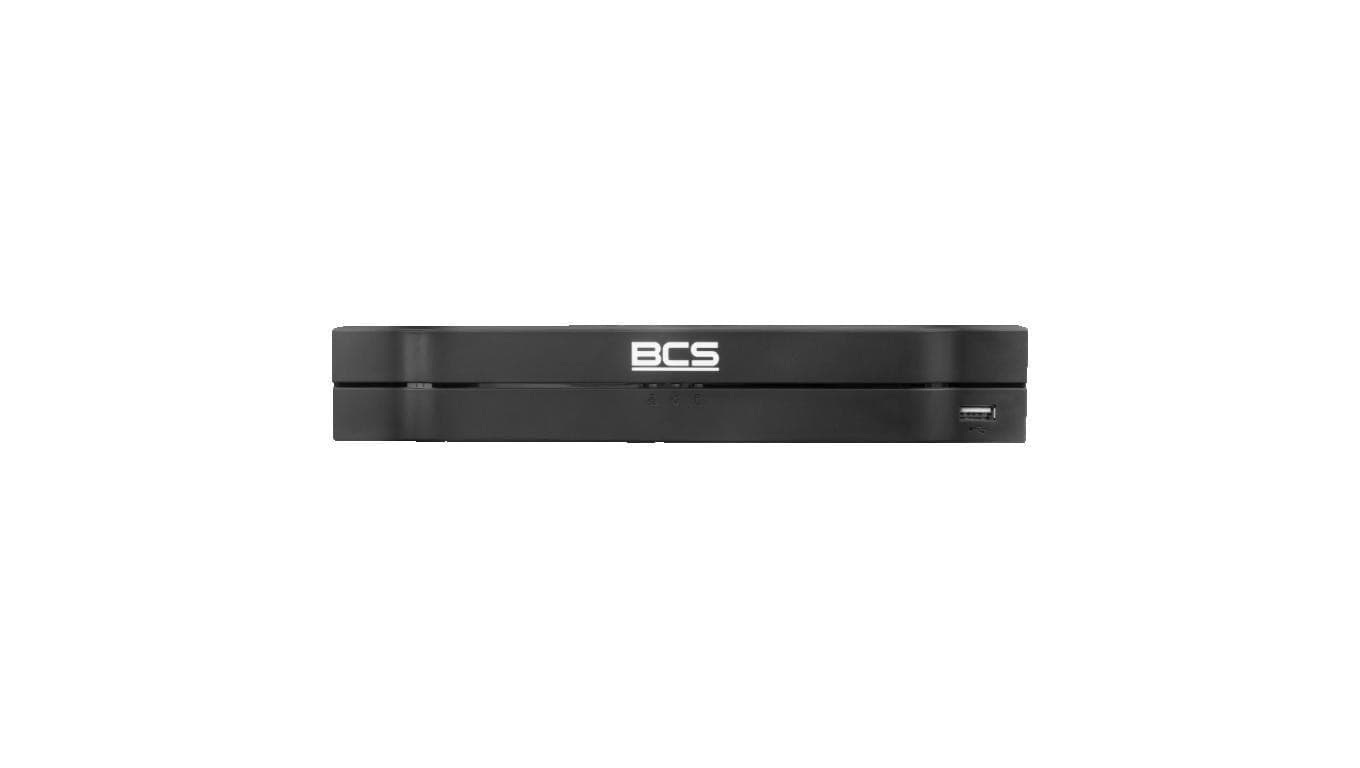 Rejestrator AHD, HD-CVI, HD-TVI, CVBS, TCP/IP 4-kanałowy 8/8Mpx BCS-L-XVR0401-4KE(5)
