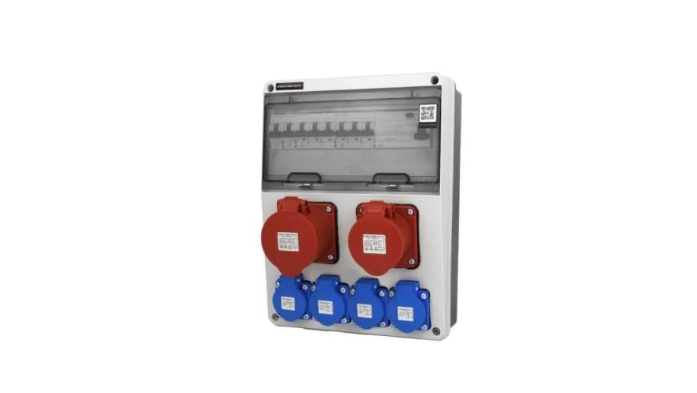 Rozdzielnica TOMEK-S/FI 1x32A/5P 1x16A/5P 4x230V FR IP44 SONDER-FP3016