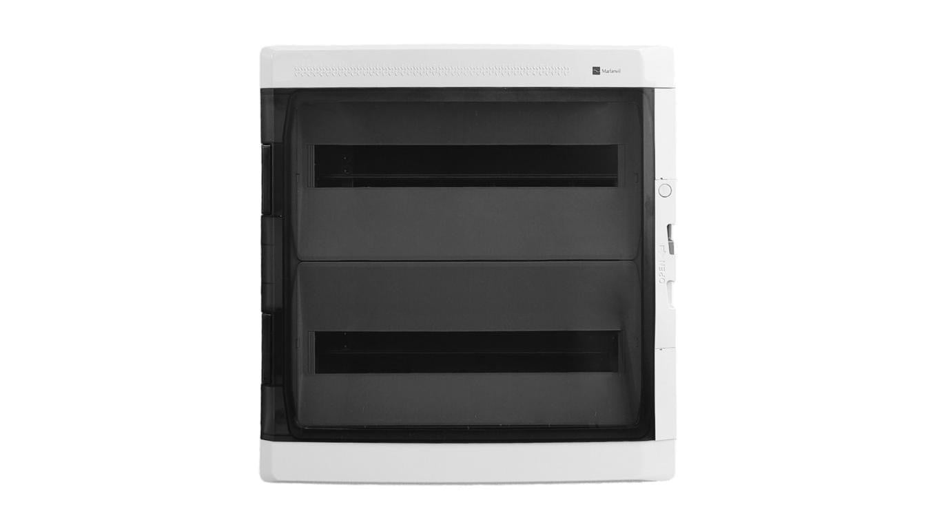Rozdzielnica natynkowa HIGHT IP65 36 modułowa transparentne drzwi 940.36 M-L 2x18
