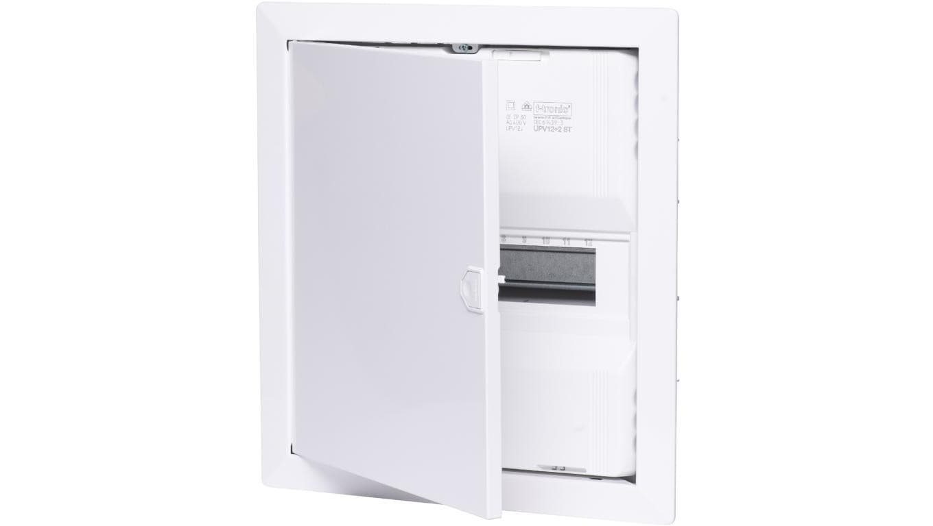 Rozdzielnica obudowa modułowa podtynkowa 1x14 drzwi pełne 400x365x98mm IP30 JUMBO 7210028 F-TRONIC