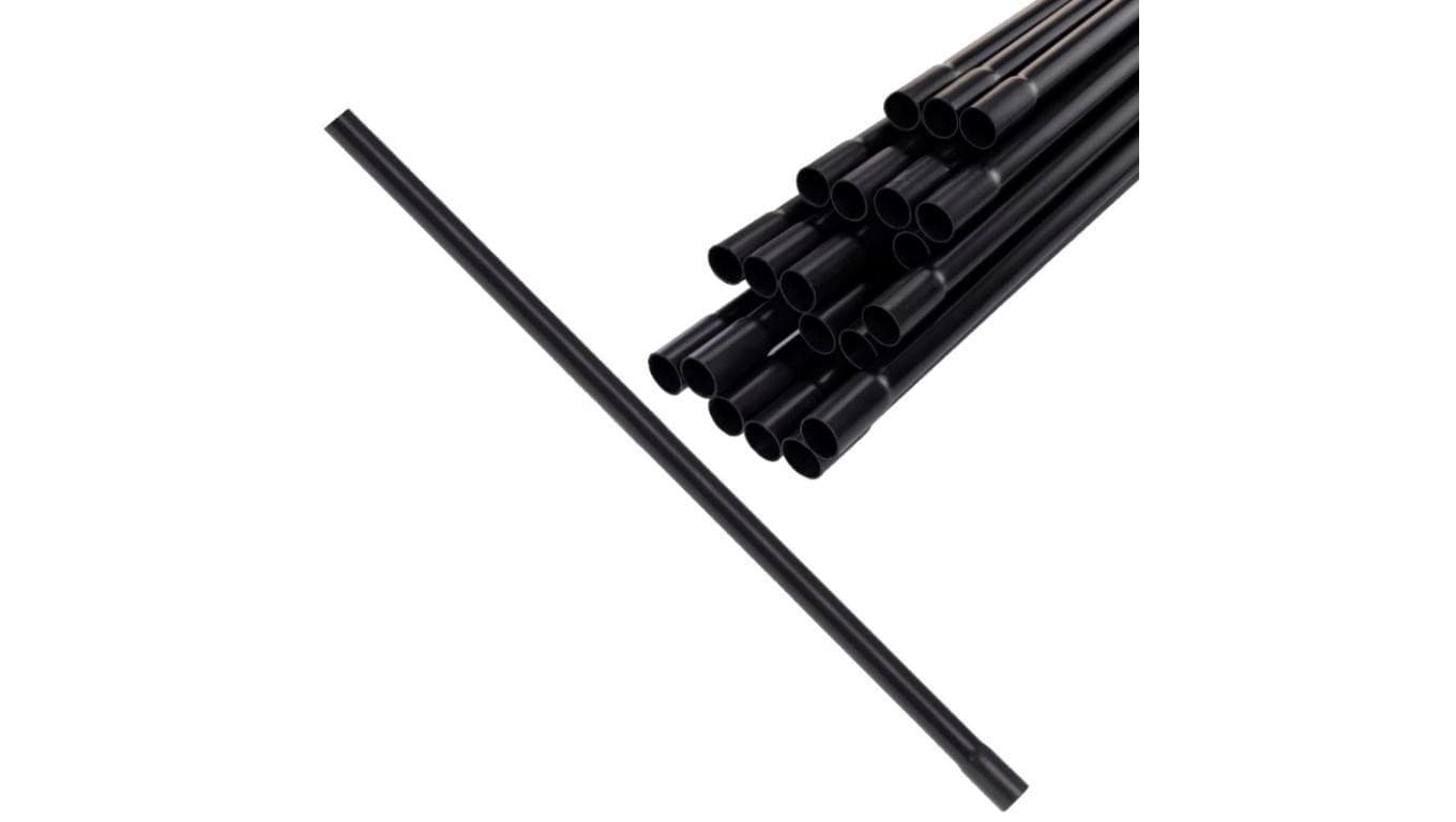 Rura Kielichowa Elektroinstalacyjna Sztywna 20mm 20 sztuk x 2mb Czarna