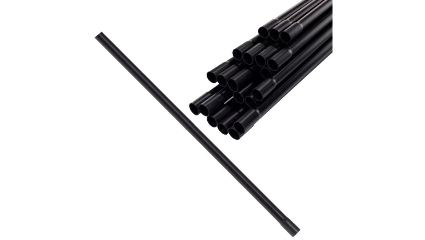 Rura Kielichowa Elektroinstalacyjna Sztywna 20mm 20 sztuk x 2mb Czarna