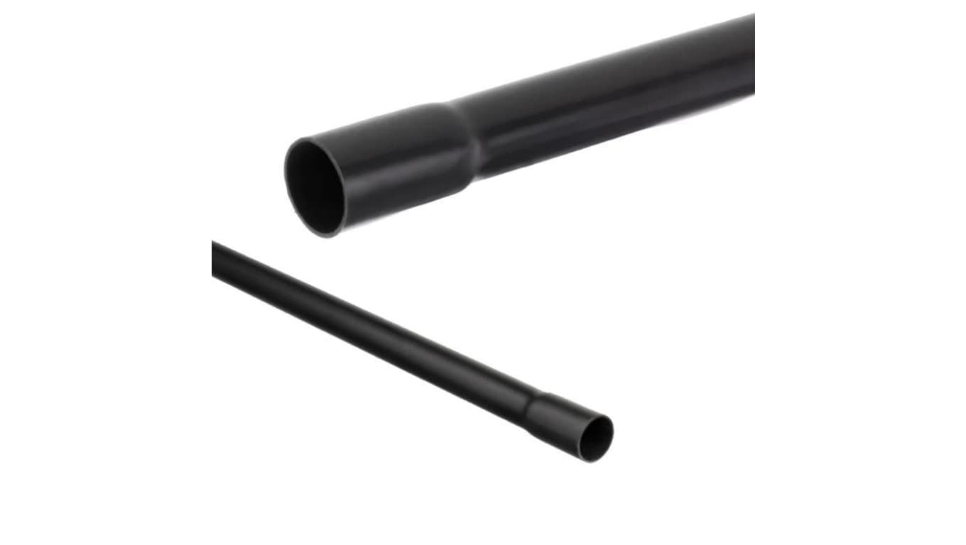 Rura Kielichowa Elektroinstalacyjna Sztywna 20mm 2mb Czarna AKS Zielonka