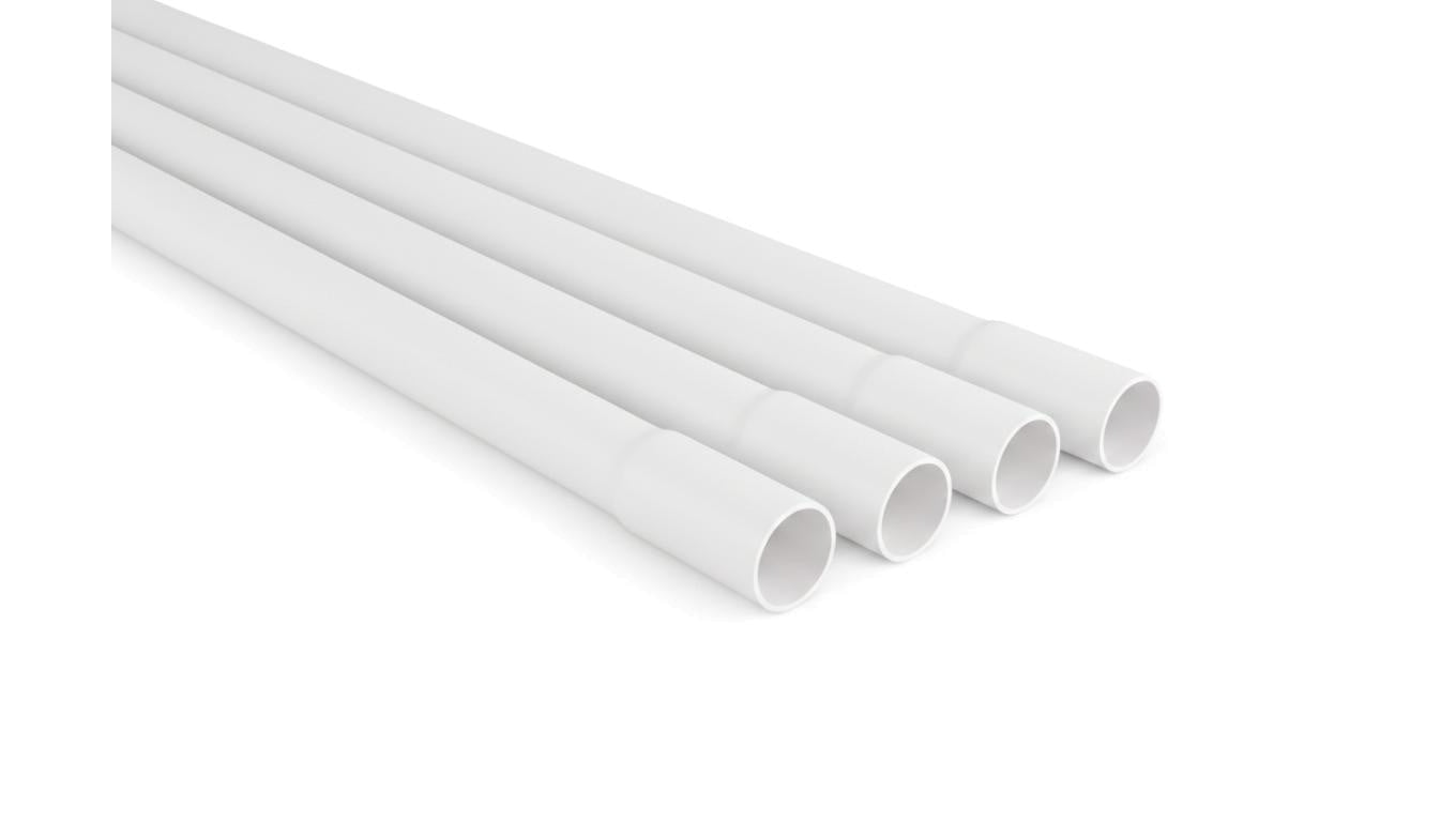 Rura elektroinstalacyjna PVC z kielichem 18 mm/2 m, biała, 25 szt.