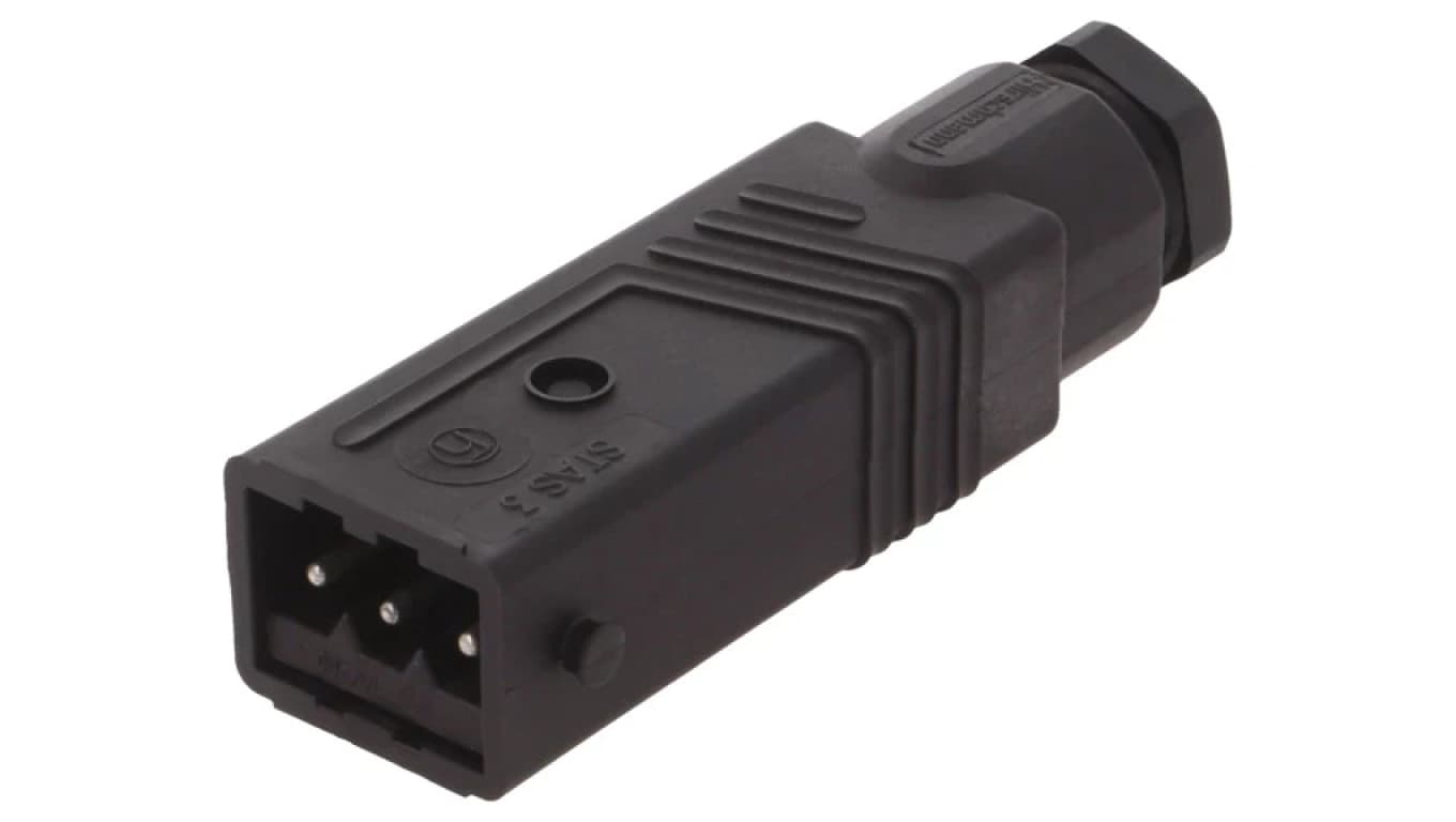 Złącze prostokątne ST wtyk męskie PIN: 3 cynowany IP54 932143100