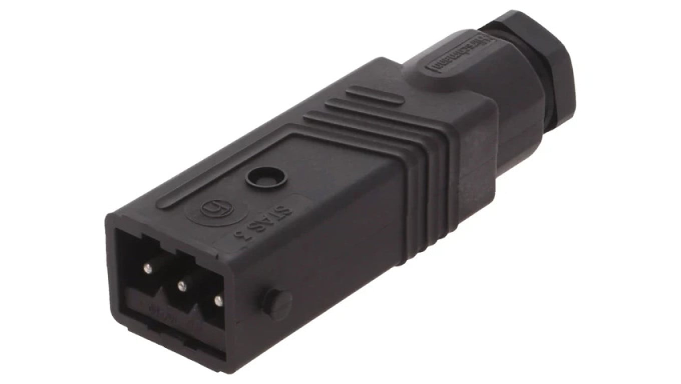 Złącze prostokątne ST wtyk męskie PIN: 3 cynowany IP54 932143100