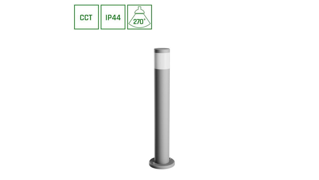 Oprawa ogrodowa STELLA COLUMN GU10 6W 450lm CCT IP44 IK08 szary