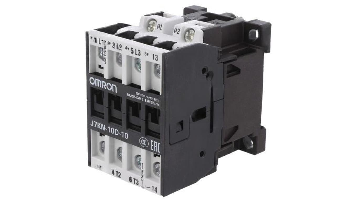 Stycznik: 3-biegunowy Styki pomocnicze: NO 230VAC 10A J7KN-10D-10 230
