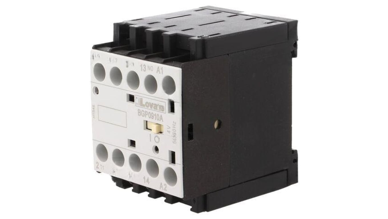 Stycznik 3-biegunowy, NO x3, Styki pomoc.: NO, 24VAC, 9A, BG 11BGP0910A024