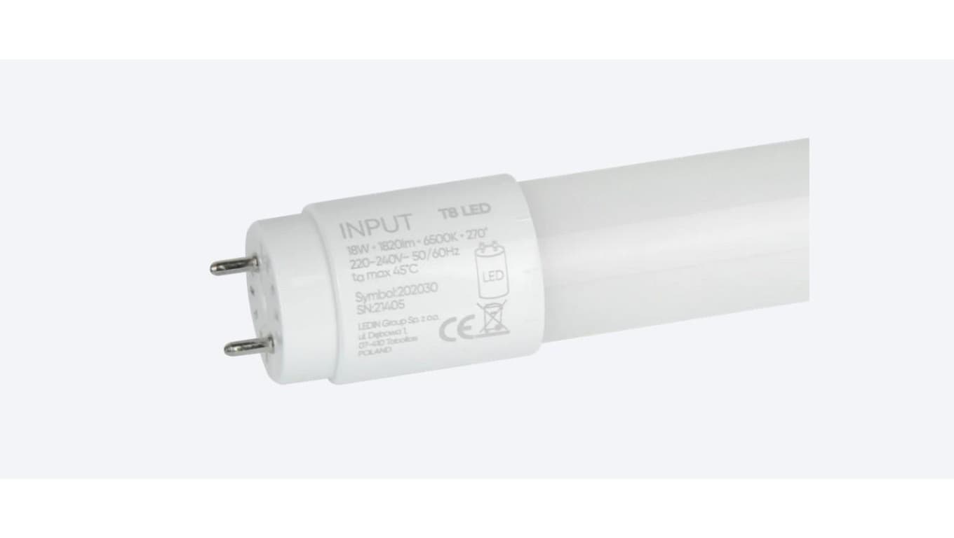 Świetlówka LED NANO T8 G13 4000K 18W 1820lm 230V 270 120cm plastik