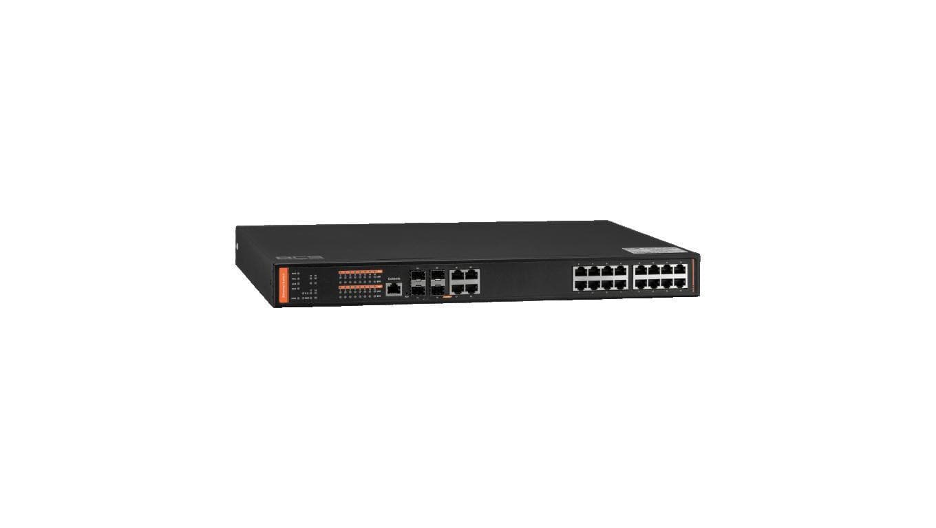 Switch PoE 16-portowy 1Gbps + 4xSFP BCS-SP16G04G-4SFP-M