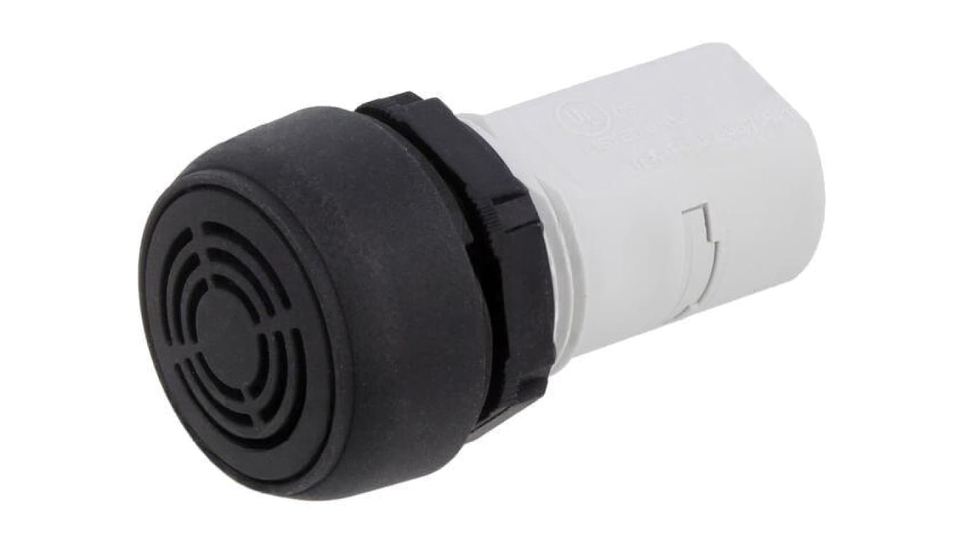 Sygnalizator: dźwiękowy, Ø22.5mm, IP40, 185÷265VAC, czarny, 22mm LPCZSM