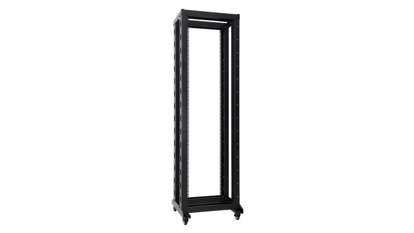 Szafa stojąca OPEN RACK 19 32U 600x800mm Stojak do serwerów i magazynów energii Otwarta Czarna NEKU