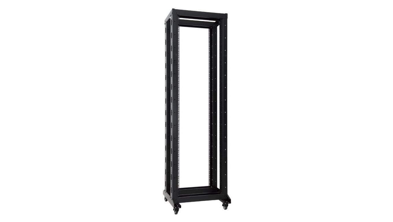 Szafa stojąca OPEN RACK 19 32U 600x800mm Stojak do serwerów i magazynów energii Otwarta Czarna NEKU