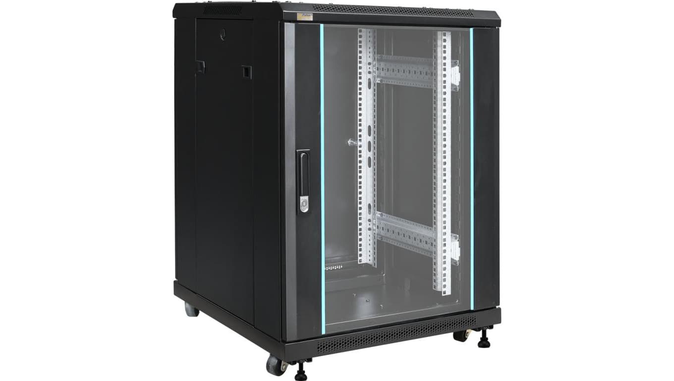 Szafa stojąca ZRS1566 15U 19 600x855x600mm 1000kg czarna