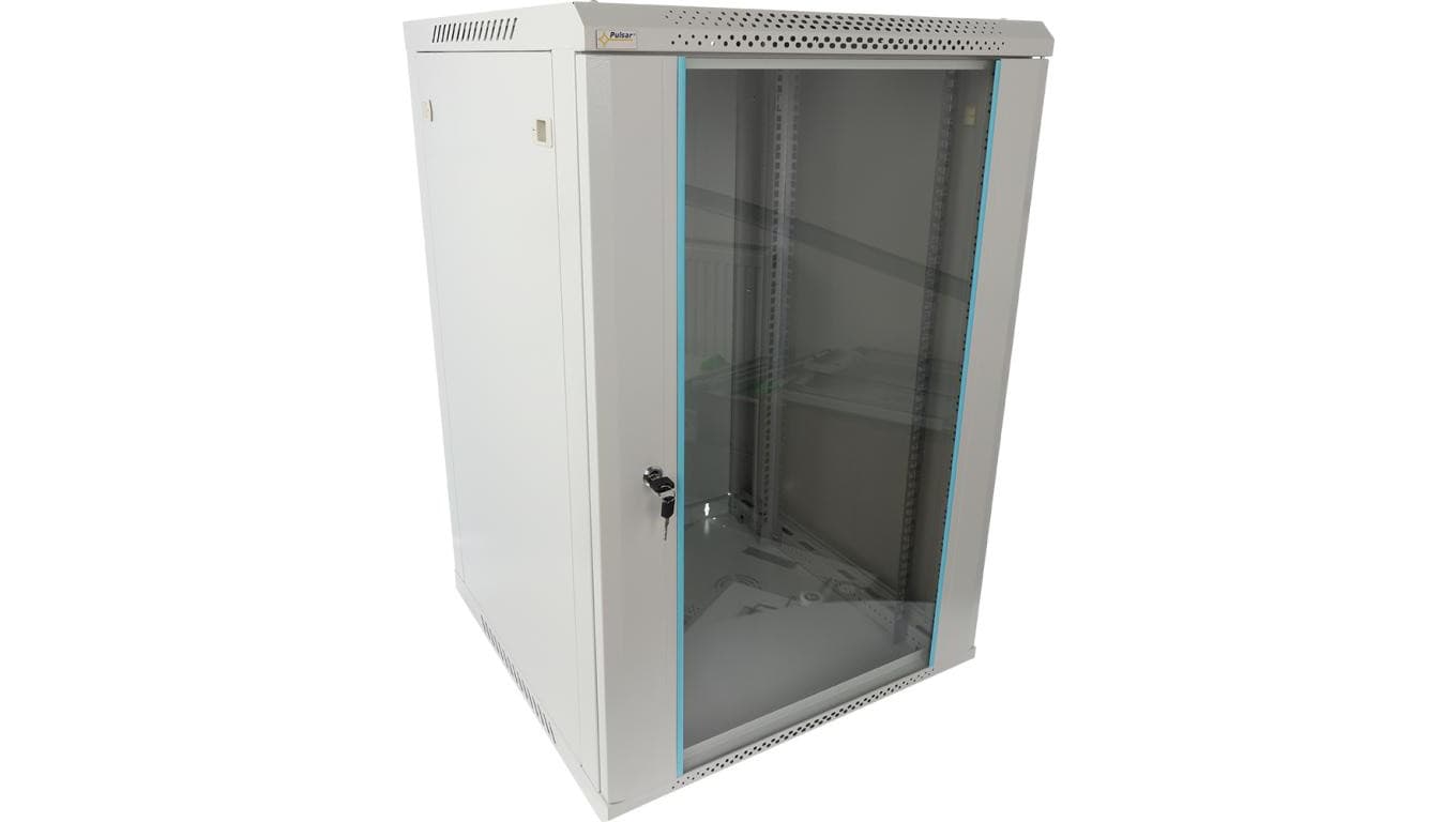 Szafa wisząca RWA1866-G 18U 19 szara 600x901x600mm 50kg