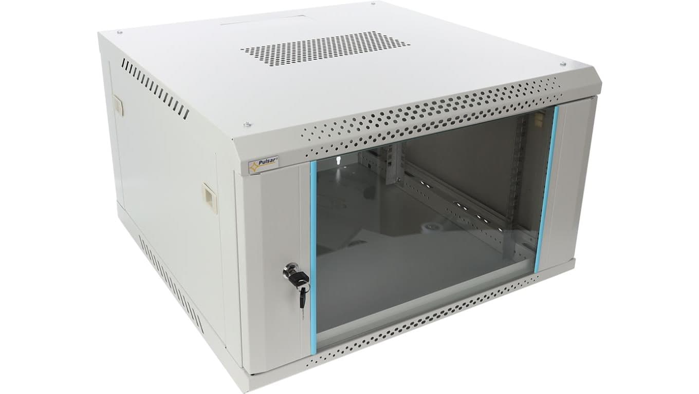 Szafa wisząca RWA666-G 6U 19 szara 600x368x600mm 50kg