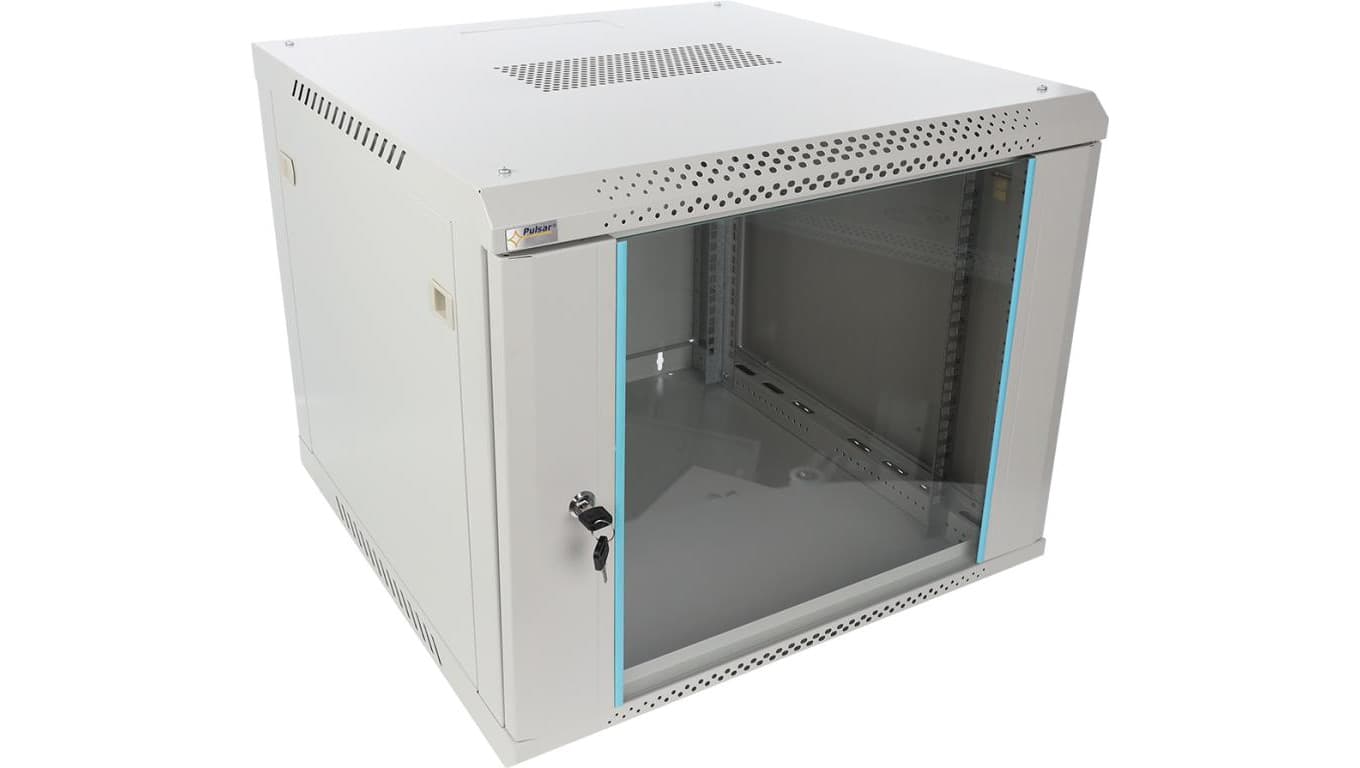Szafa wisząca RWA966-G 9U 19 szara 600x501x600mm 50kg