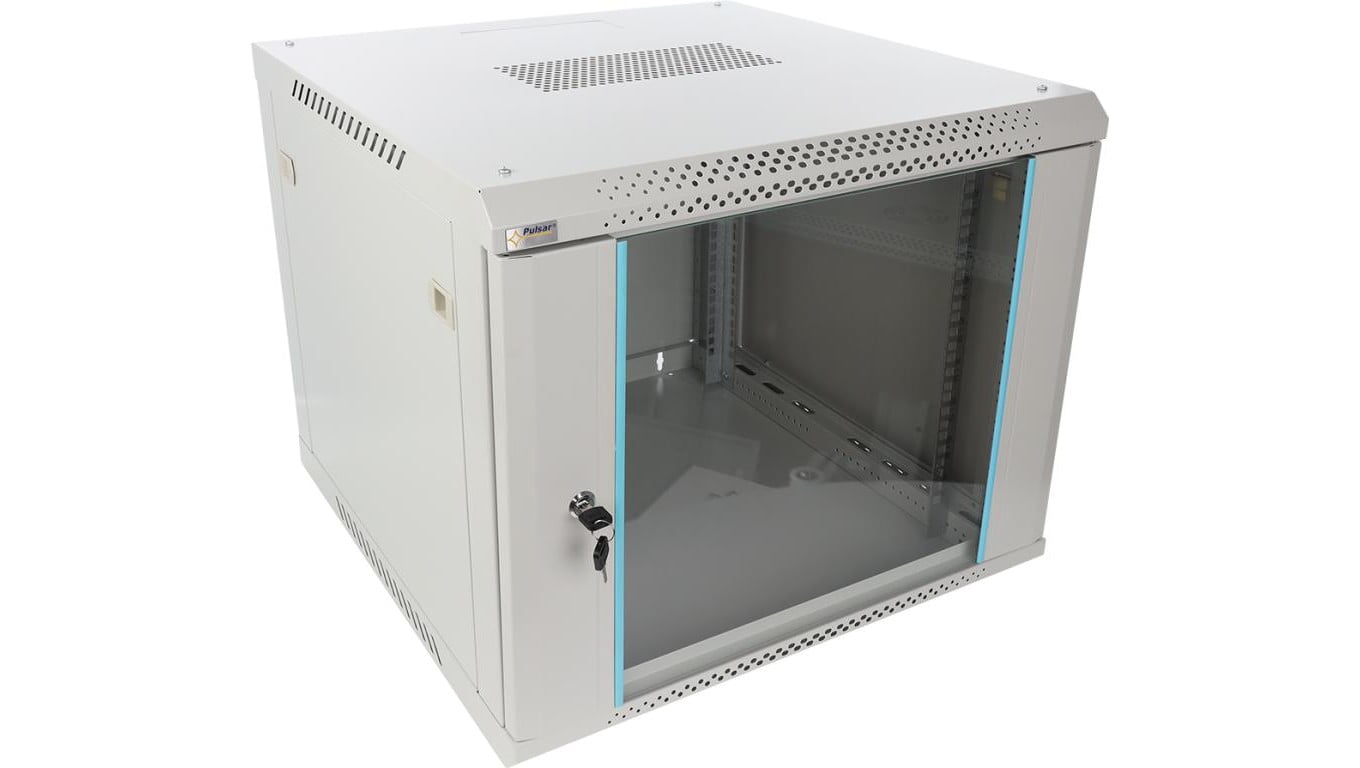 Szafa wisząca RWA966-G 9U 19 szara 600x501x600mm 50kg