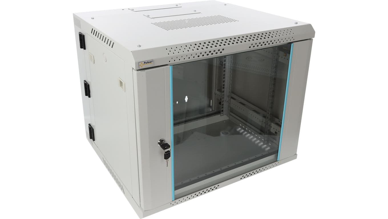Szafa wisząca RWDA965-G 9U 19 szara dwusekcyjna 600x501x550mm 60kg