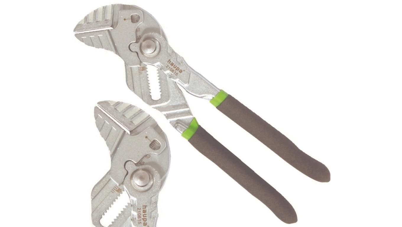 Szczypce nastawne - klucz 180 mm Hartowane Szczęki Haupa