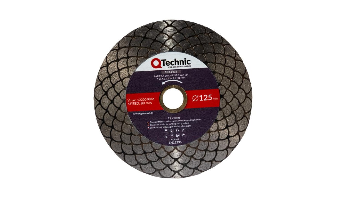 Tarcza diamentowa 125x22,23x1,7 25mm GE TQT-0002
