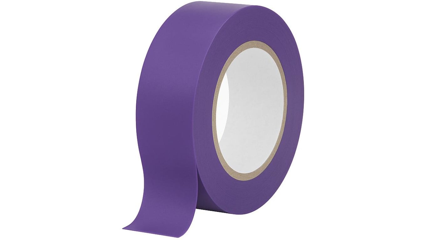 Taśma izolacyjna PVC 15mm x 10m ERKO fioletowa