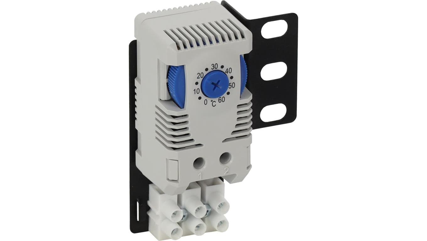 Termostat RAT do wentylatora szaf RACK do sterowania wentylatorami typu RAW, RAWP