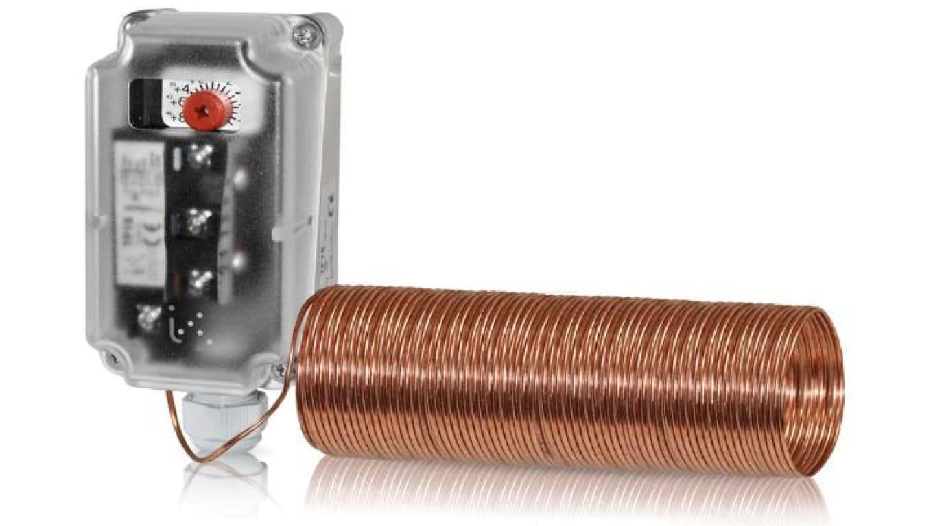 Termostat przeciwzamrożeniowy TF60R man. kapil. 6m IP65 polimer -10..12C
