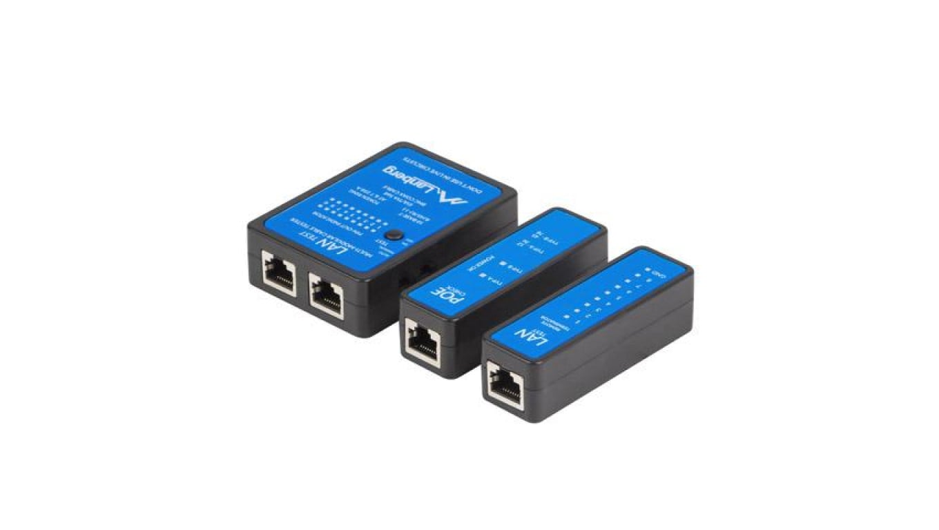 Tester kabli LAN POE RJ-45, RJ-11, RJ-12 COAXIAL BNC NT-0404