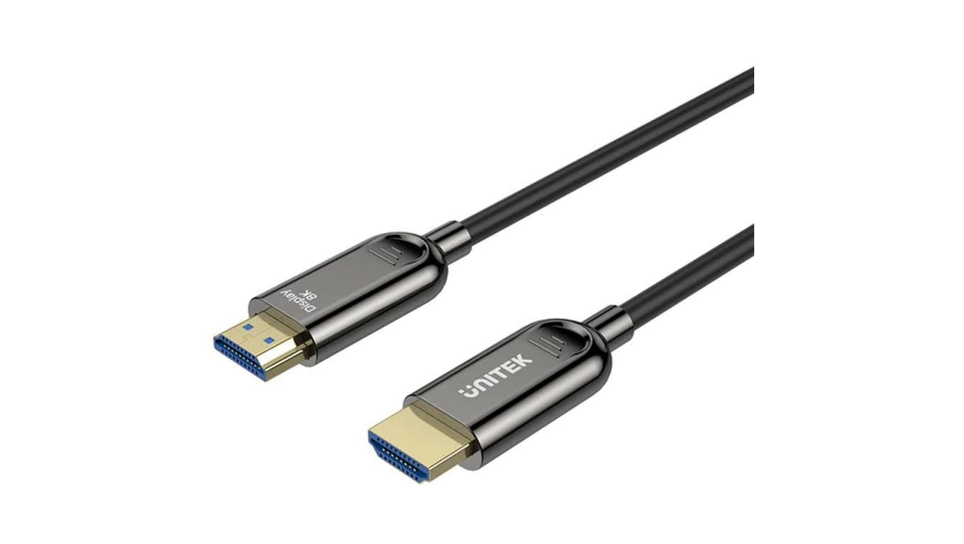 UNITEK Kabel optyczny HDMI 2.1 8K Ultra High Speed 8K@60 4K@120 1m
